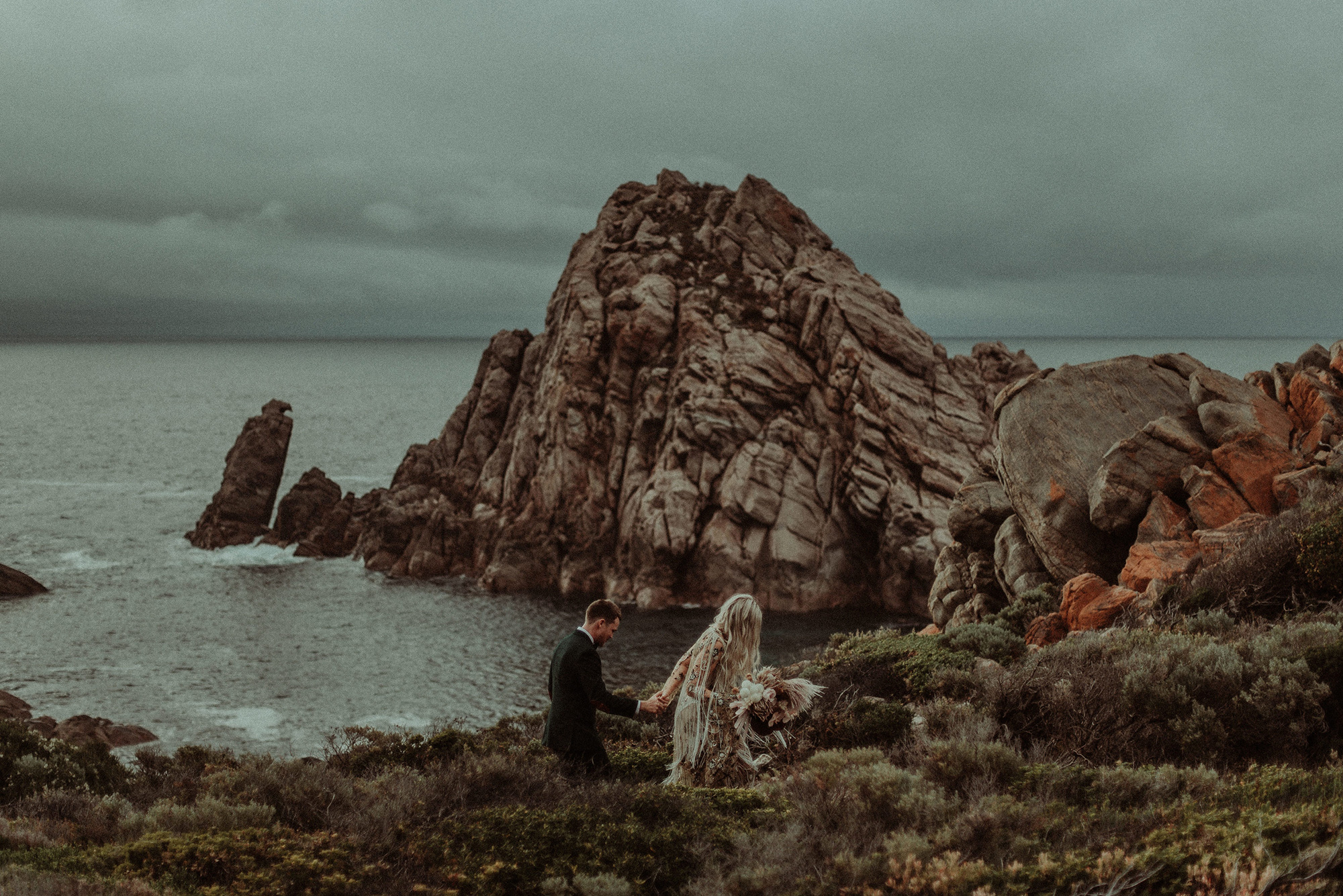 Rhiannon John Vintage Bohemian Wedding Shannon Stent Images 052