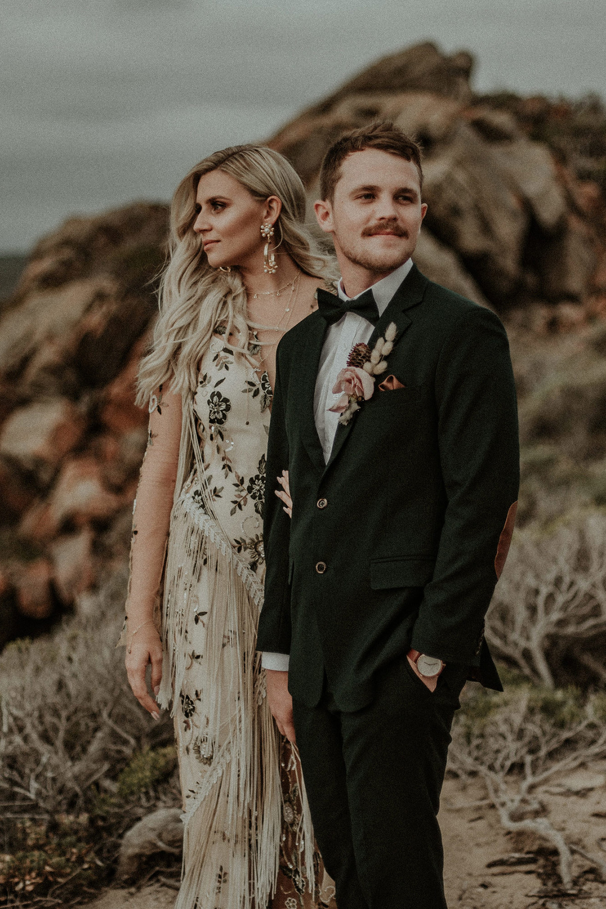 Rhiannon John Vintage Bohemian Wedding Shannon Stent Images SBS 033