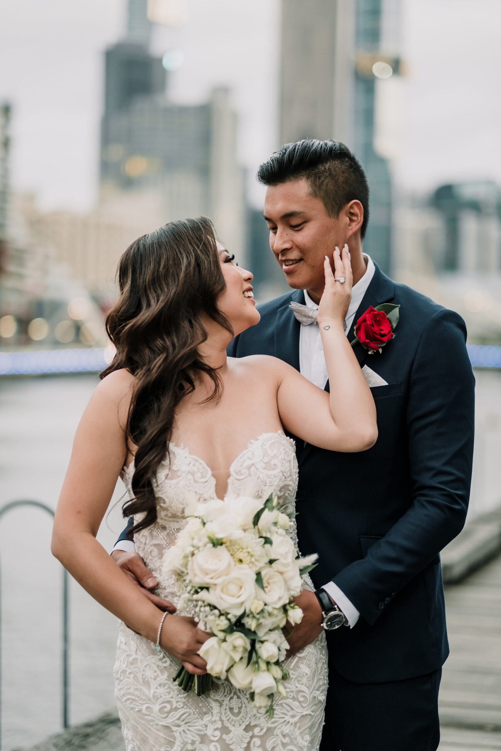 Sallie Tai Modern Romance Wedding Black Avenue Productions 036 scaled