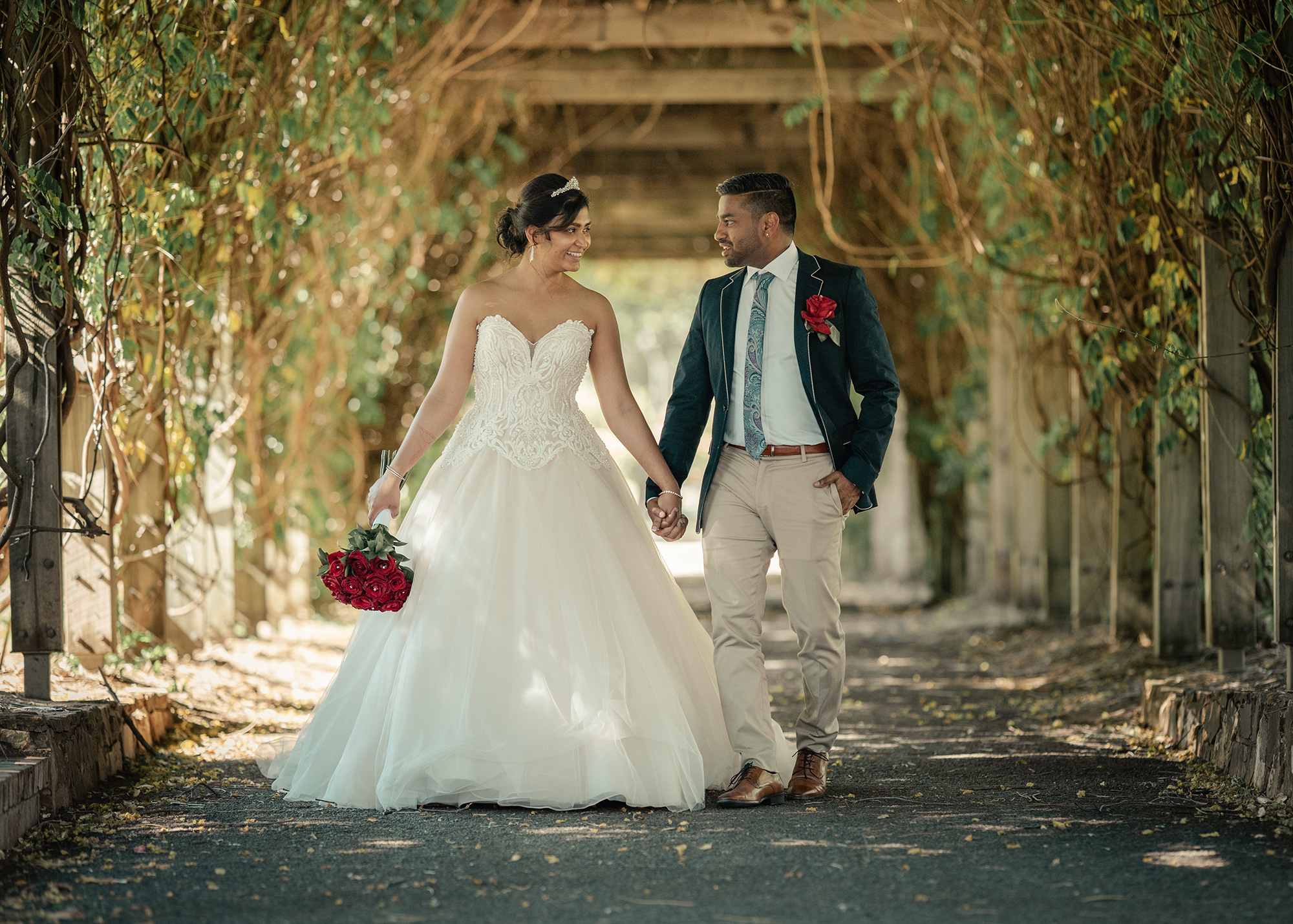 Shivika Gehan Traditional Garden Wedding Tez Photography 025