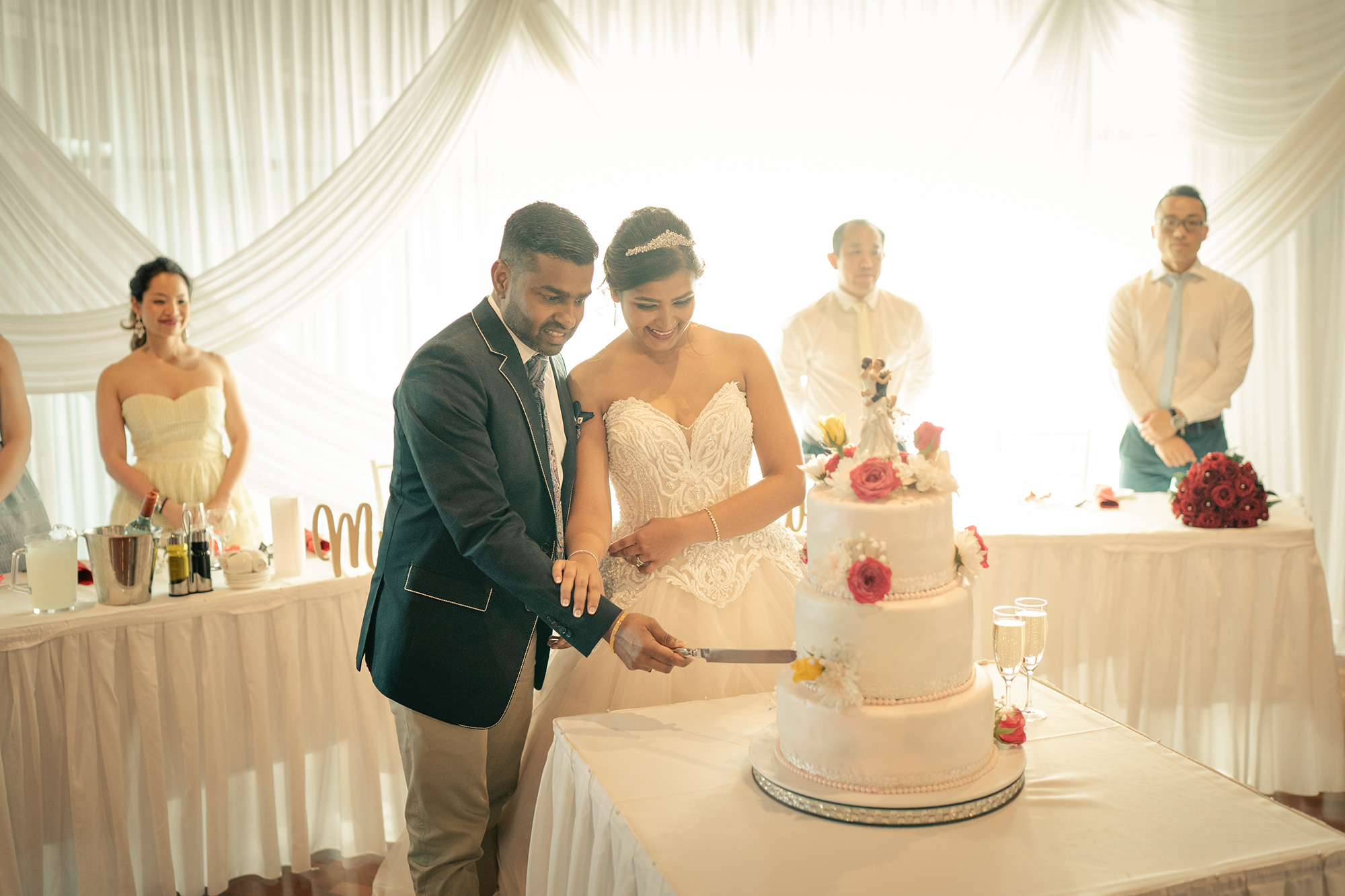 Shivika Gehan Traditional Garden Wedding Tez Photography 037