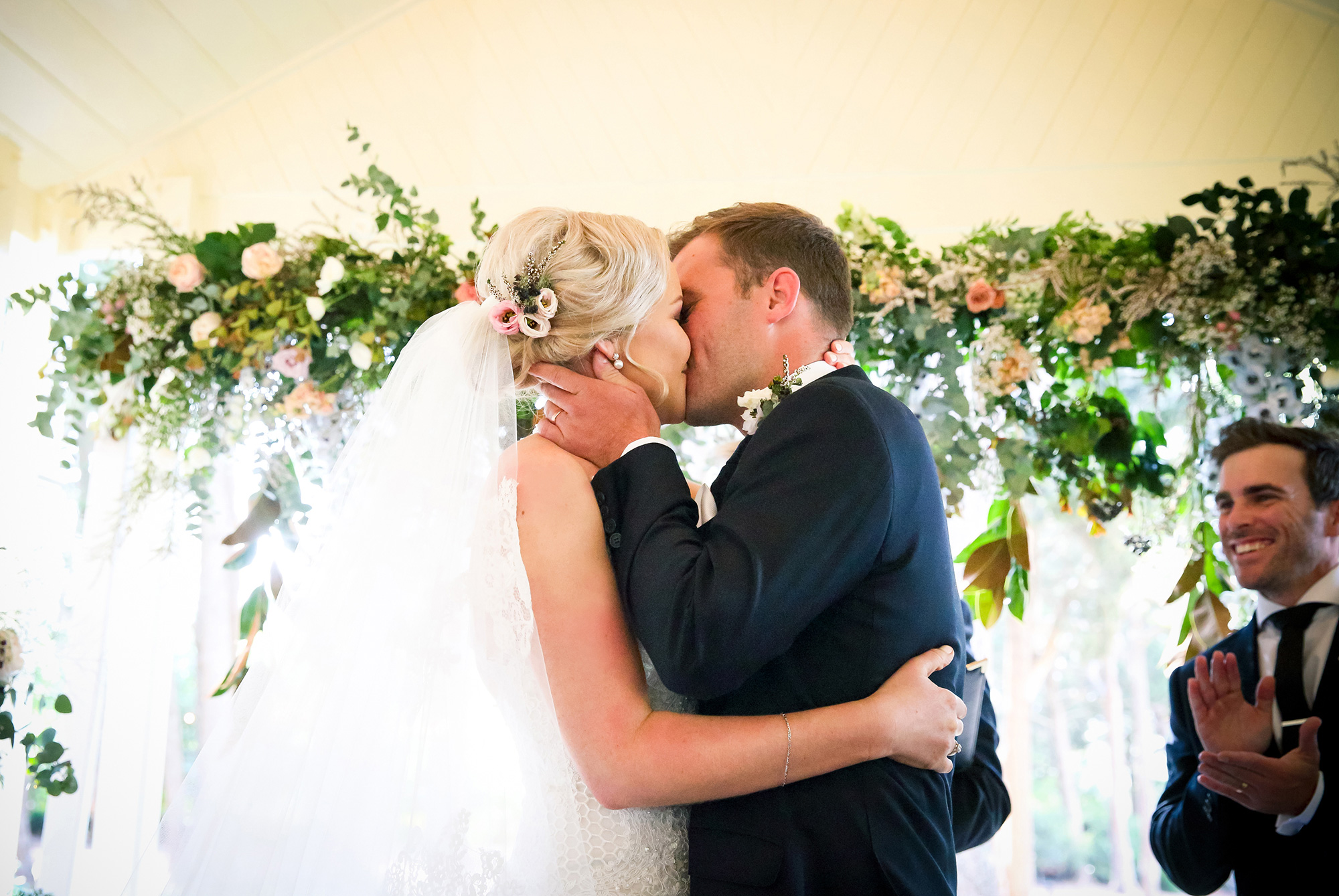 Steph Nick Elegant Garden Wedding Mitchell J Carlin Photography 049