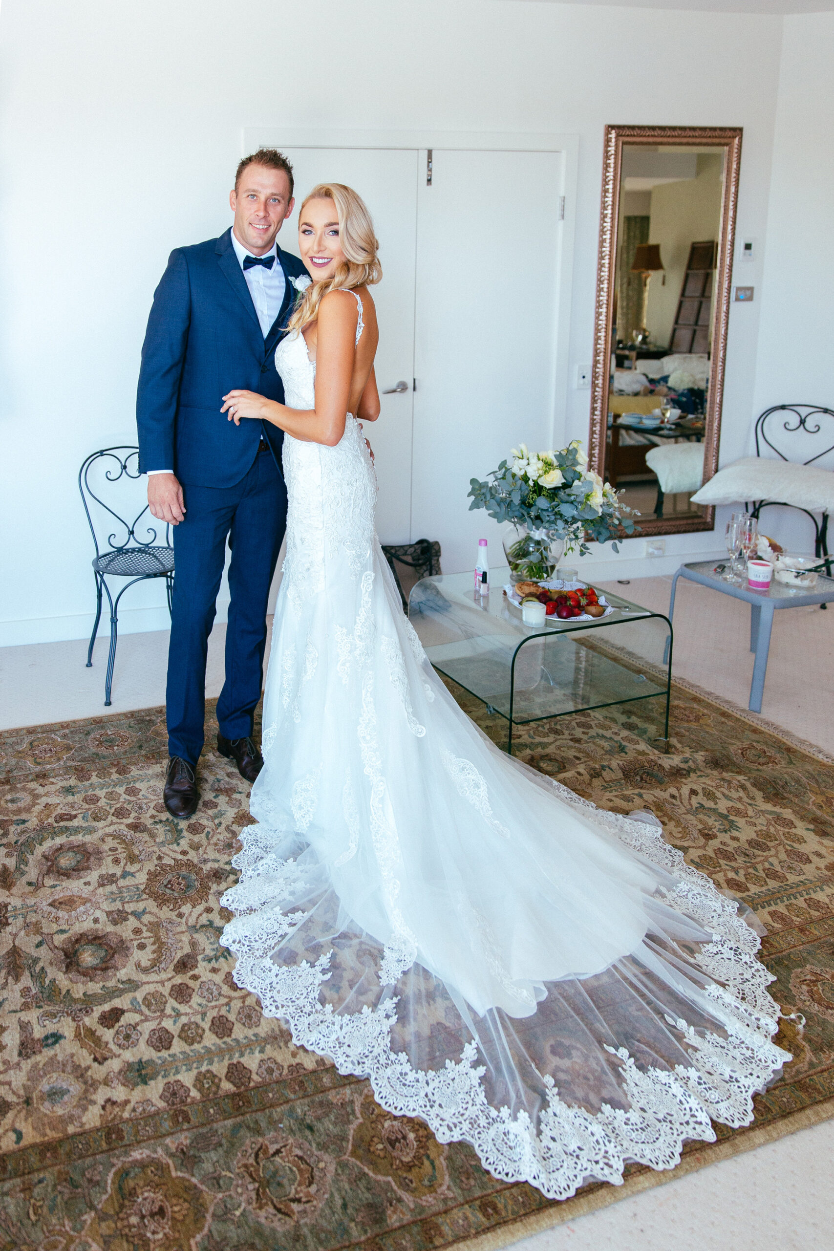 Stephanie and Gene celebrate elegant outdoor wedding on the Gold Coast ...