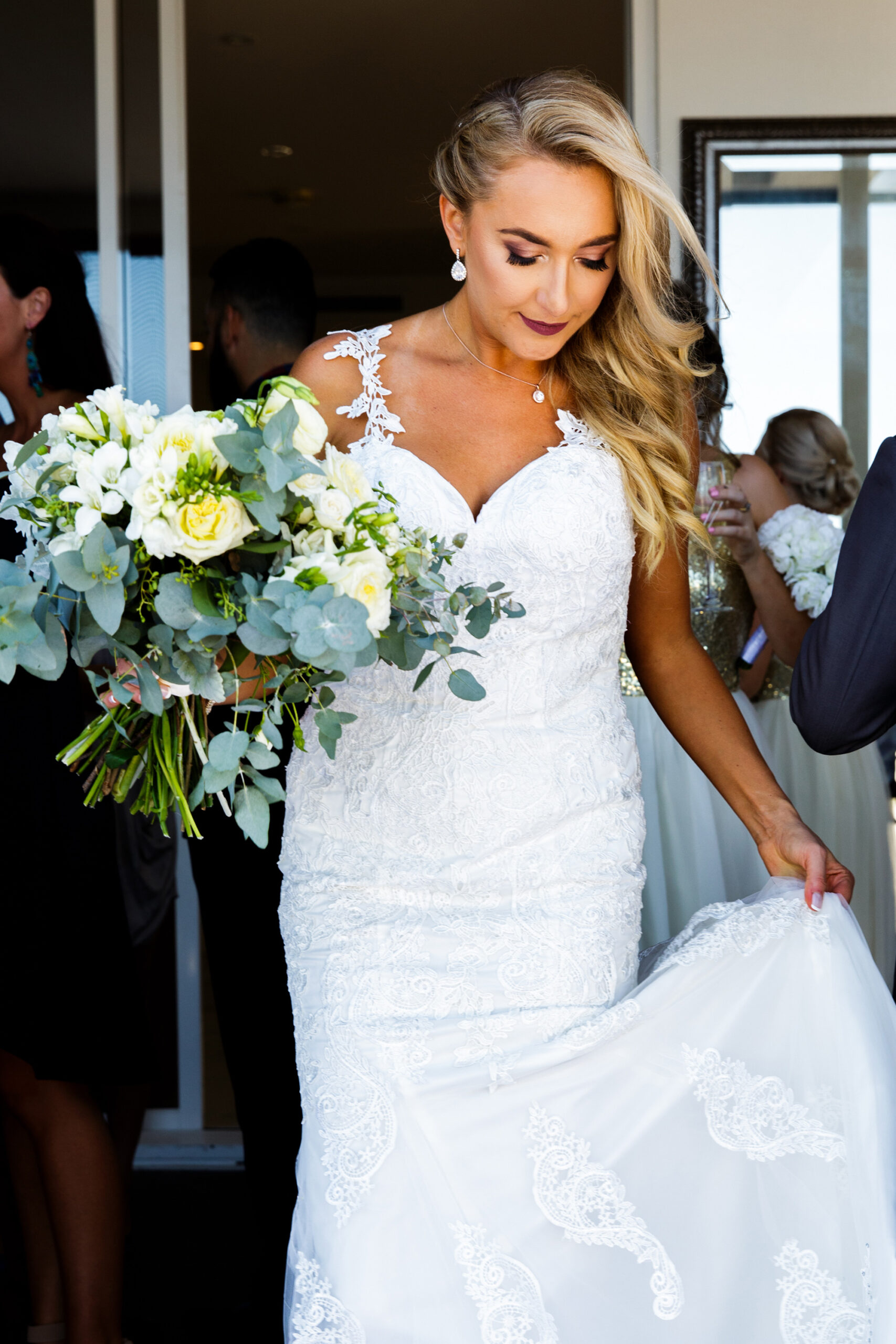 Stephanie and Gene celebrate elegant outdoor wedding on the Gold Coast ...