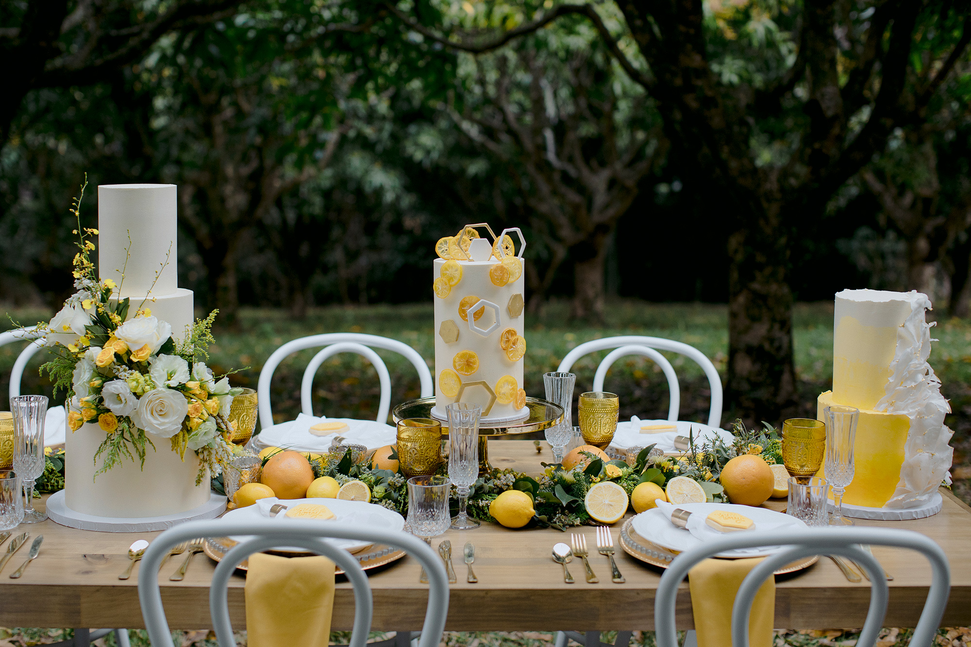 Summer Wedding Inspiration Milk Honey Cake Creative Heart Colour 006