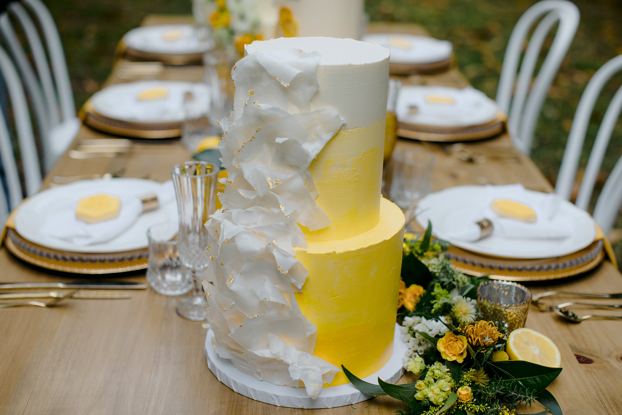 Summer Wedding Inspiration Milk Honey Cake Creative Heart Colour 007