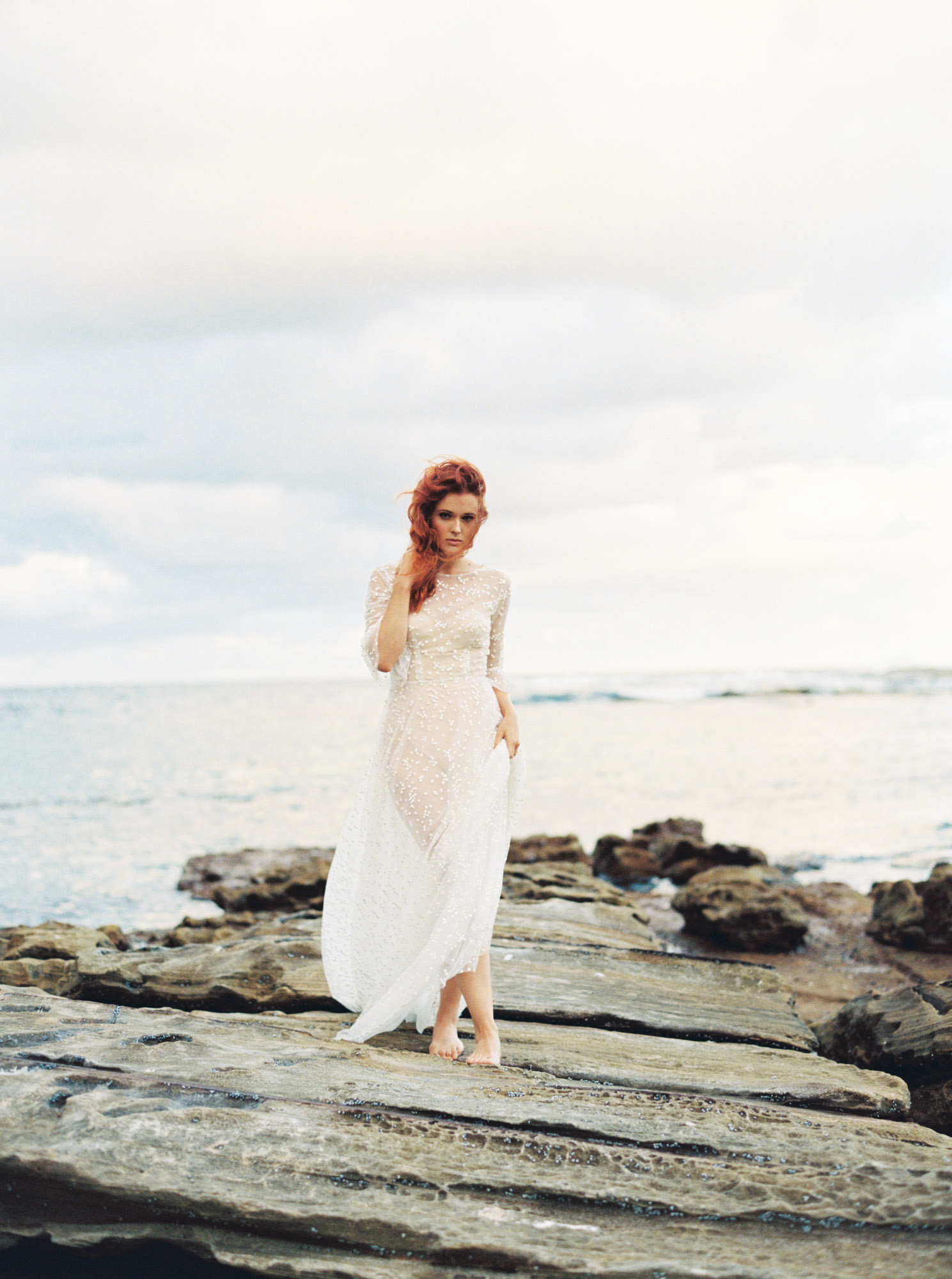 Bridal photoshoot by Central Coast NSW wedding photographer Sheri McMahon, hair and makeup by Niki Simpson, bridal gown by Jennifer Gifford Design, styling by Sandra Chau Design