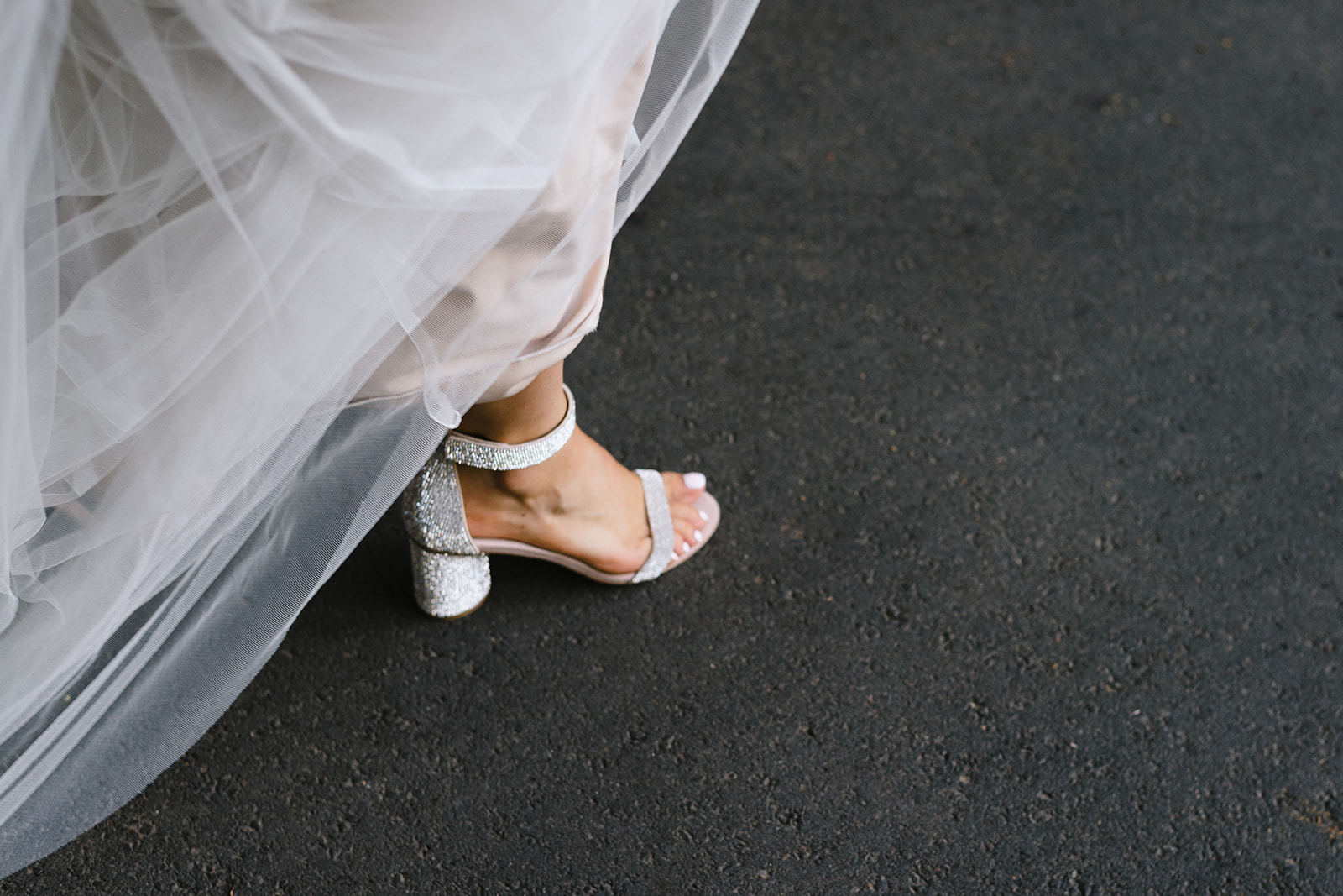 Bridal shoes at The Terrace Royal Botanic Gardens Melbourne wedding