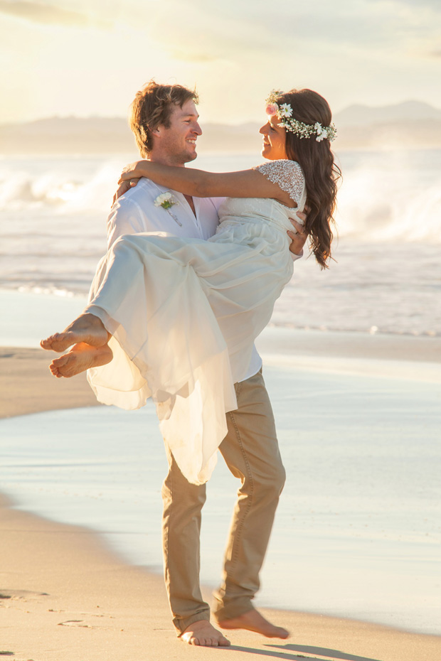 Blissful: Val & Jake's boho beach wedding in Byron Bay | Easy Weddings