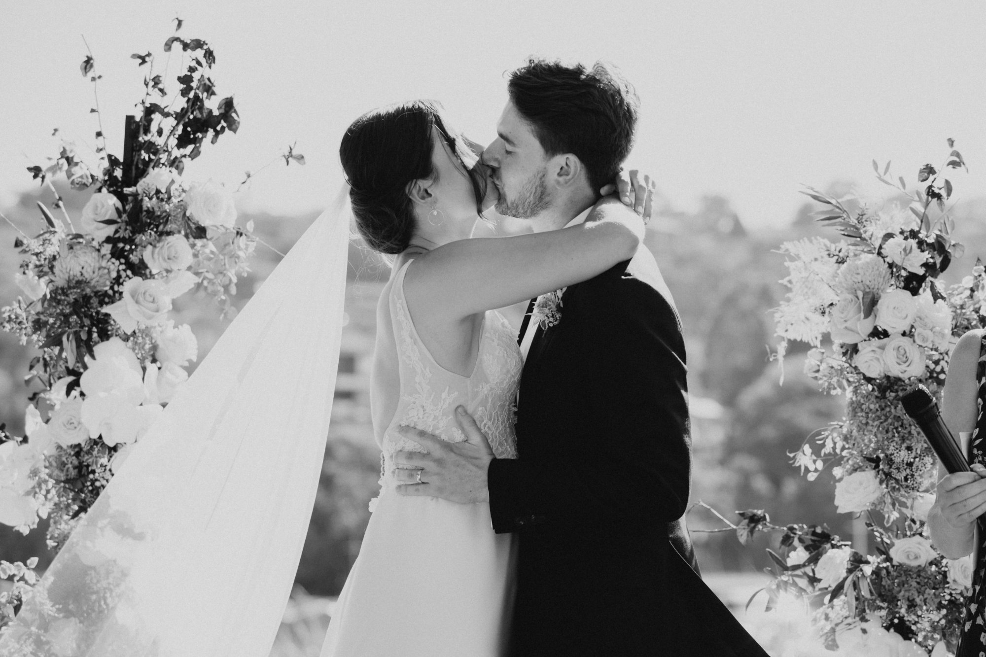 Wedding at Zest Waterfront Venues The Spit, Sydney. Photo by Sam Venn Photography. Georgie & Mitch.