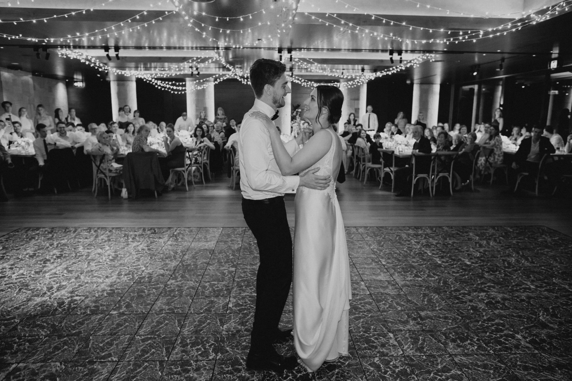 Wedding at Zest Waterfront Venues The Spit, Sydney. Photo by Sam Venn Photography. Georgie & Mitch.