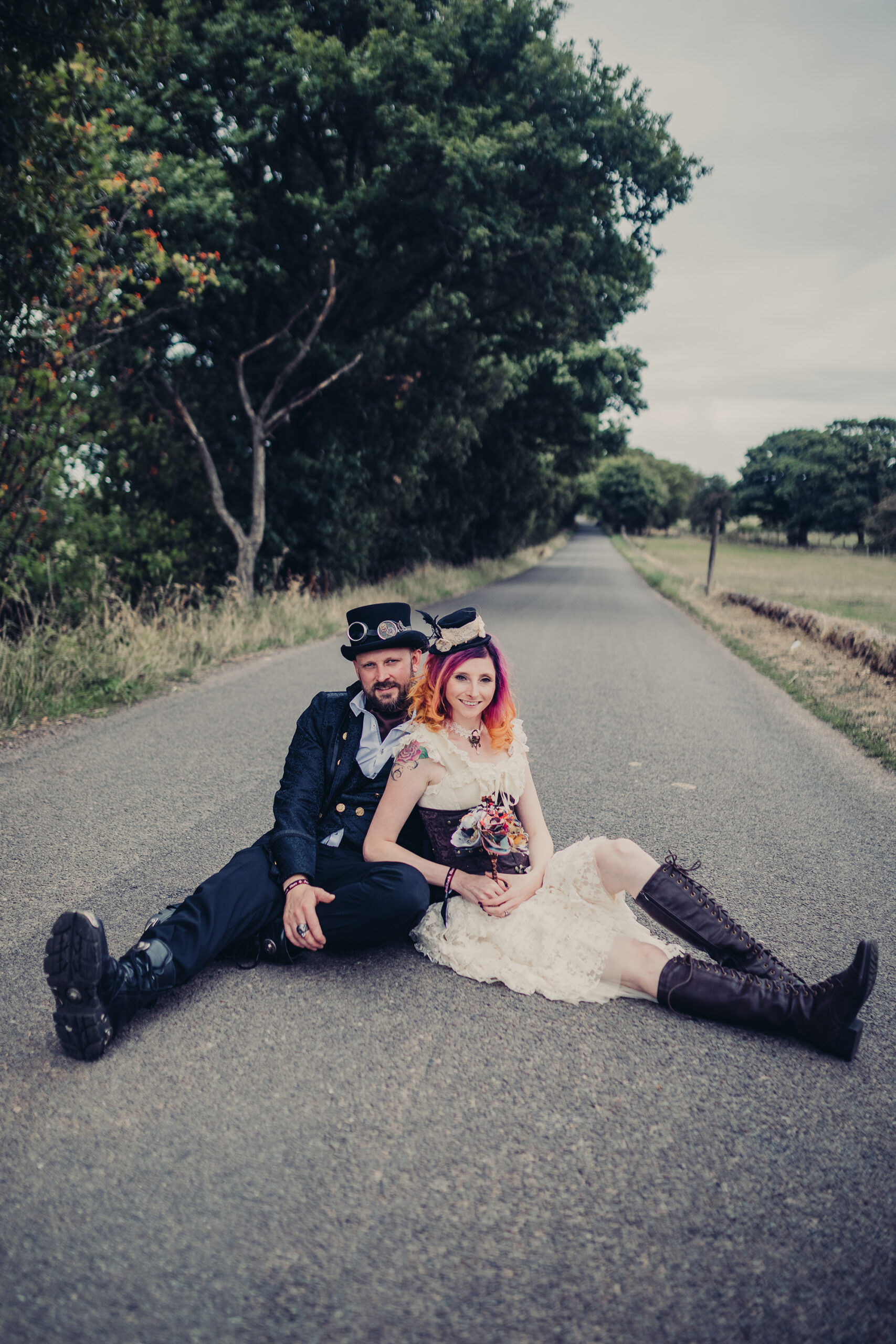April Rien Steampunk Festival Wedding Chelsea Shoesmith Photography 042 scaled