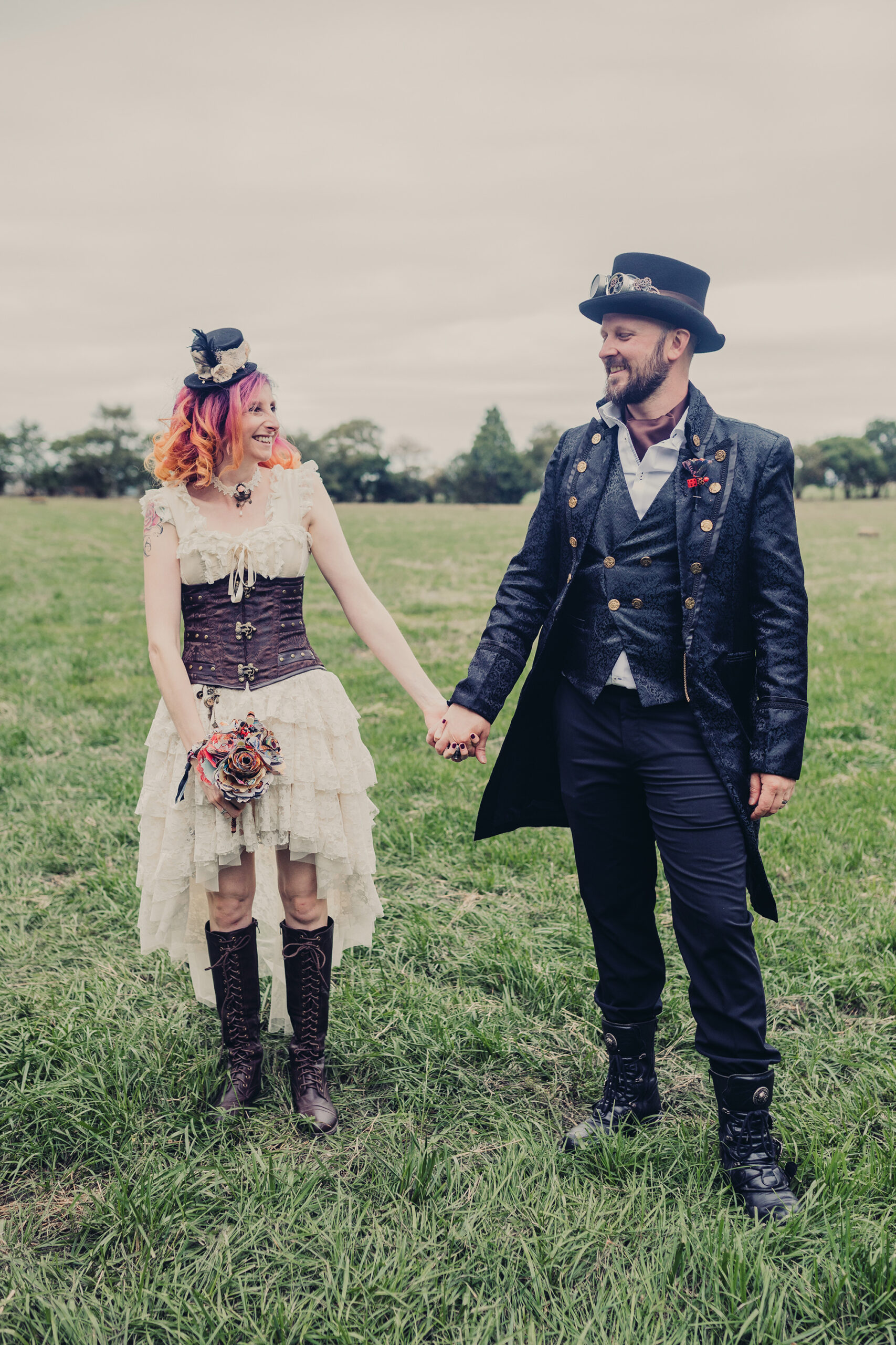 April Rien Steampunk Festival Wedding Chelsea Shoesmith Photography SBS 022 scaled