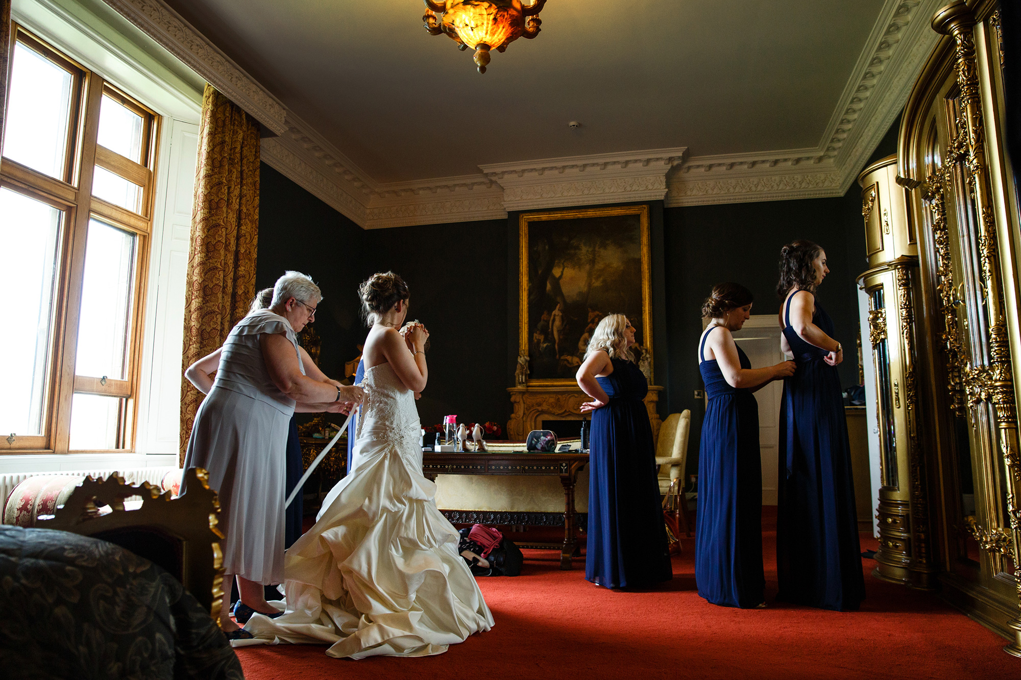 Claire Jamie Classic Castle Wedding ER Photography 008