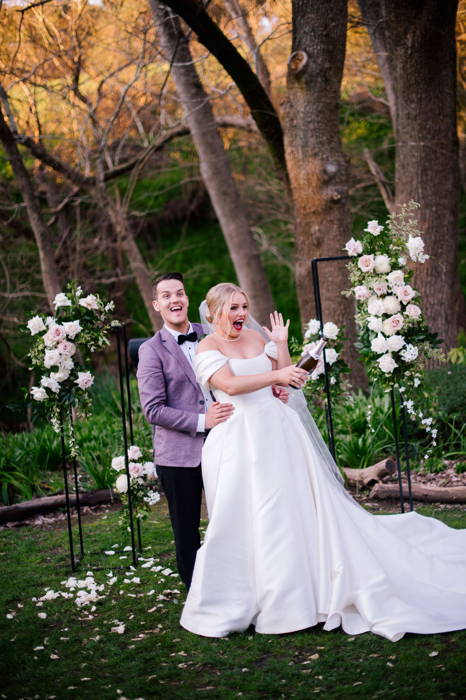 Classic and elegant at Anthea and Matt's Inglewood Inn wedding, Adelaide. Photographed by Love & Other.