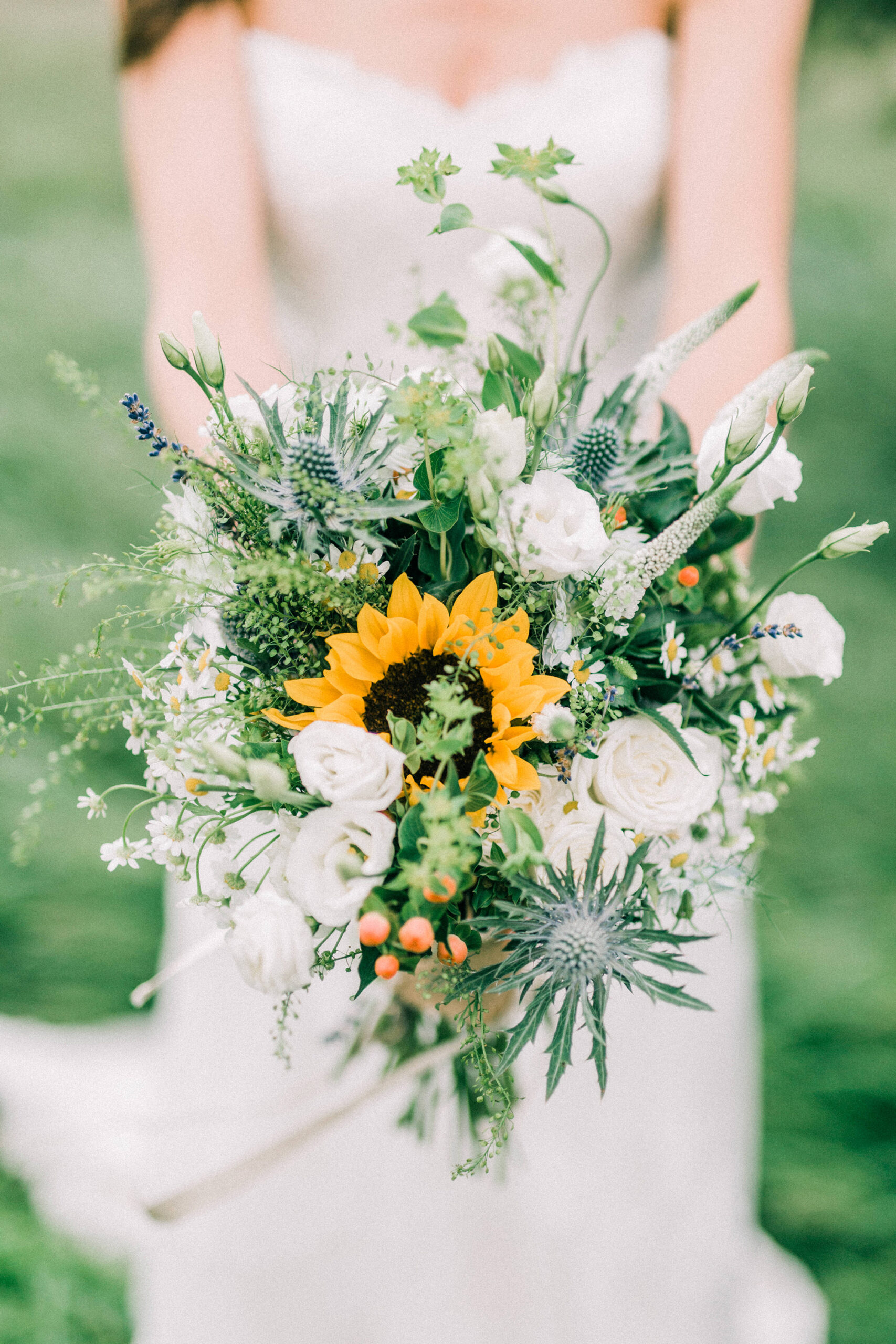 Laura and Tim choose countryside views for classic rustic wedding ...