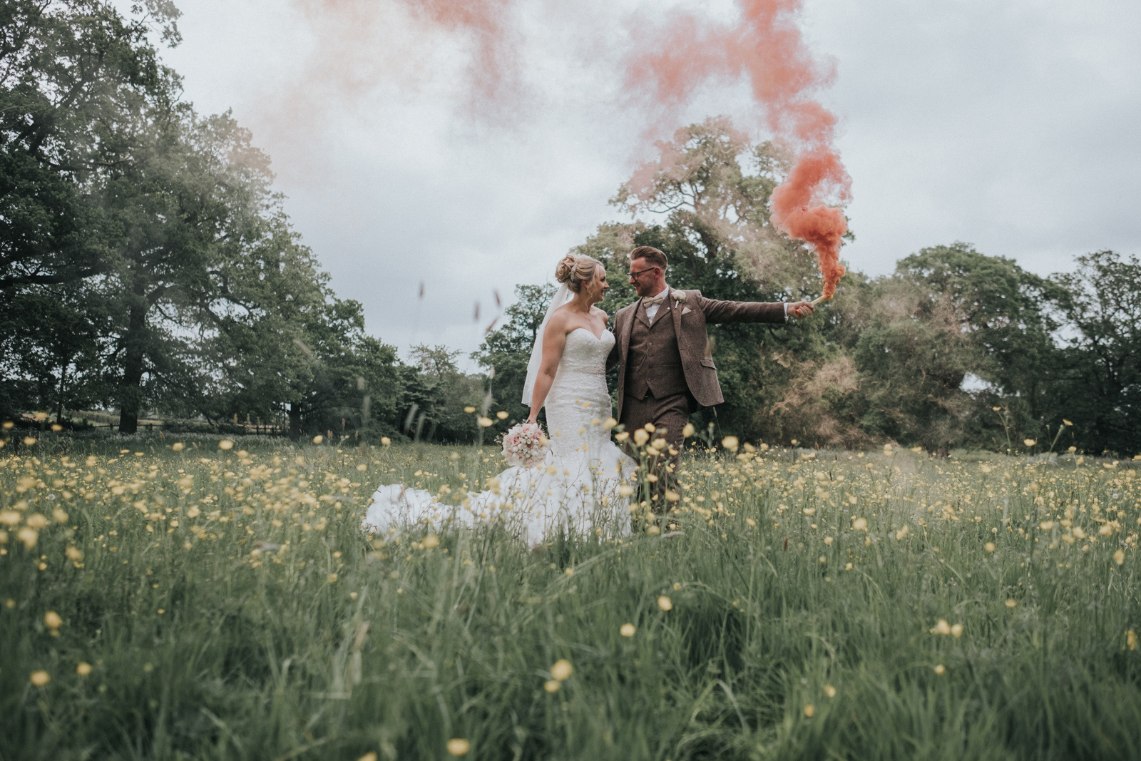 Rosie and Scott's enchanted forest wedding at Trunkwell House Hotel ...