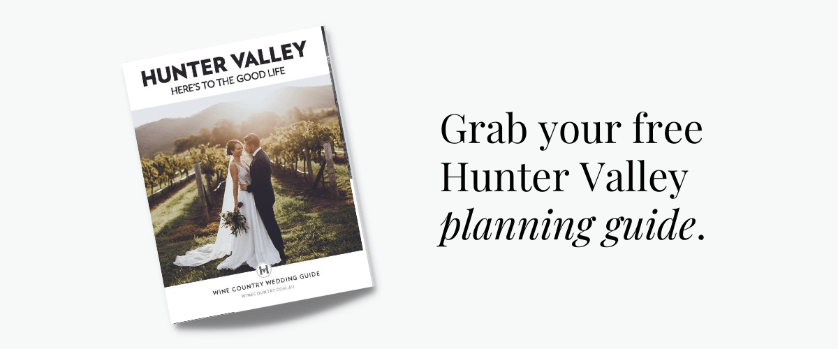 Free Hunter Valley wedding planning guide
