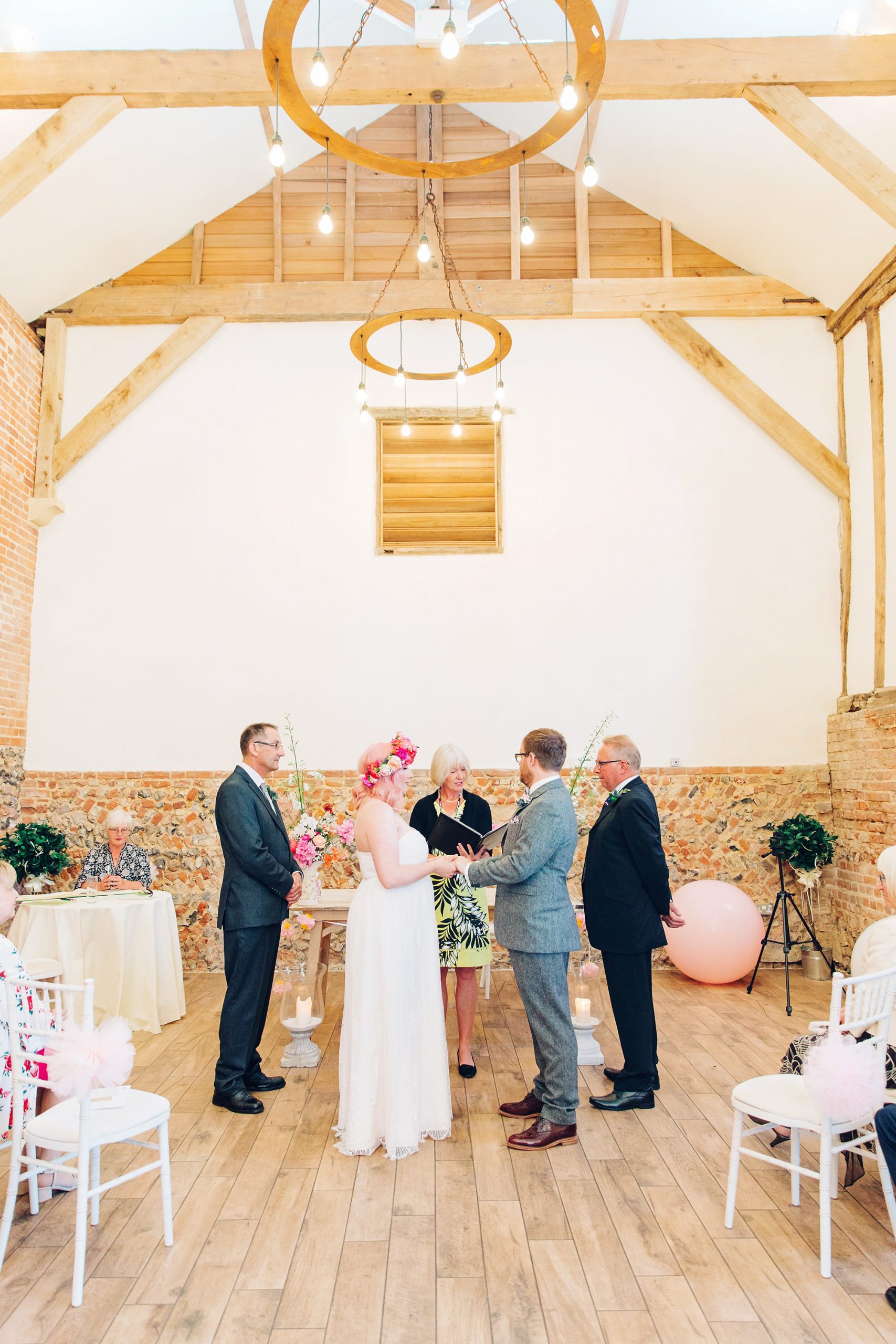 Tabby Carl Barn Rainbow Wedding Kirsten Mavric Photography 011 scaled