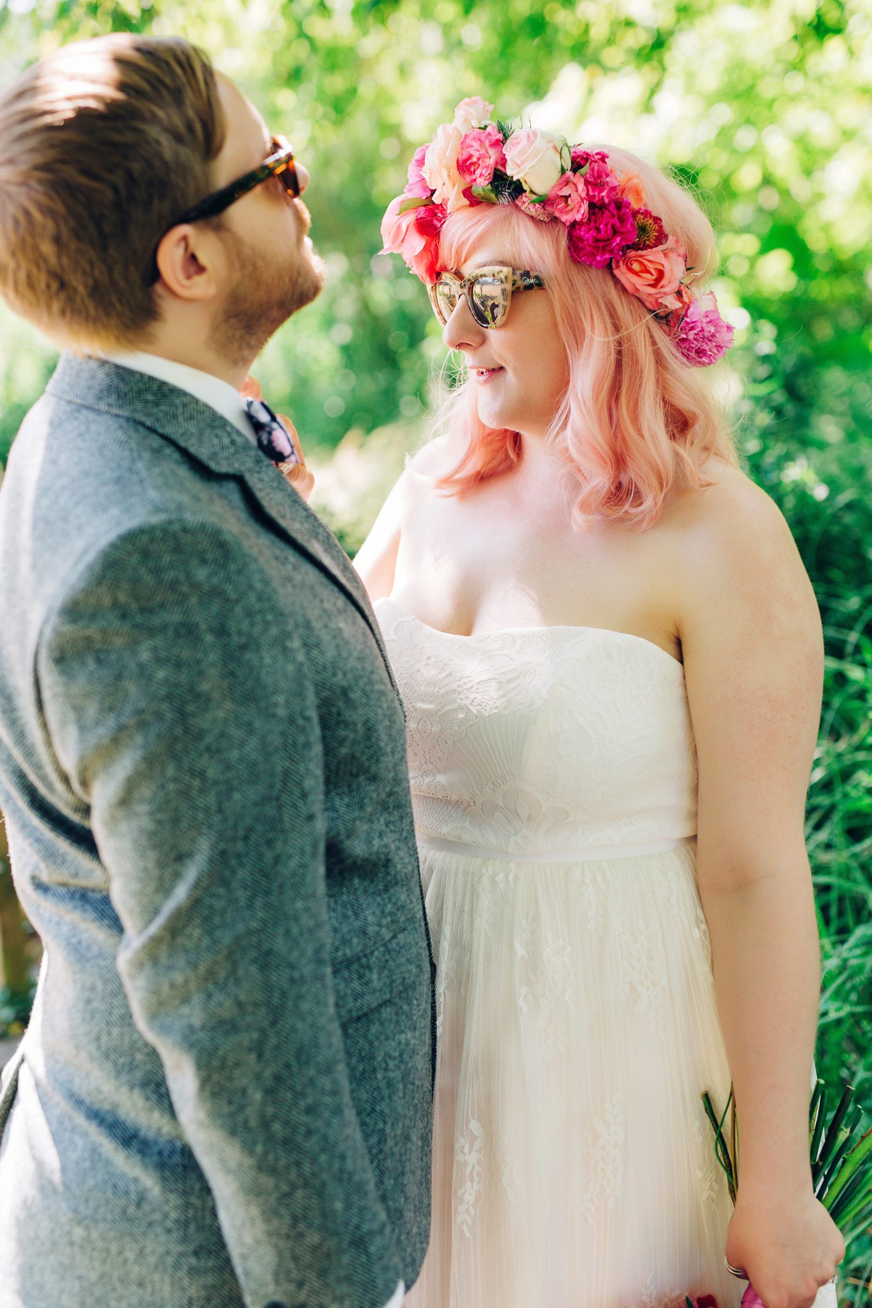 Tabby Carl Barn Rainbow Wedding Kirsten Mavric Photography 032 scaled