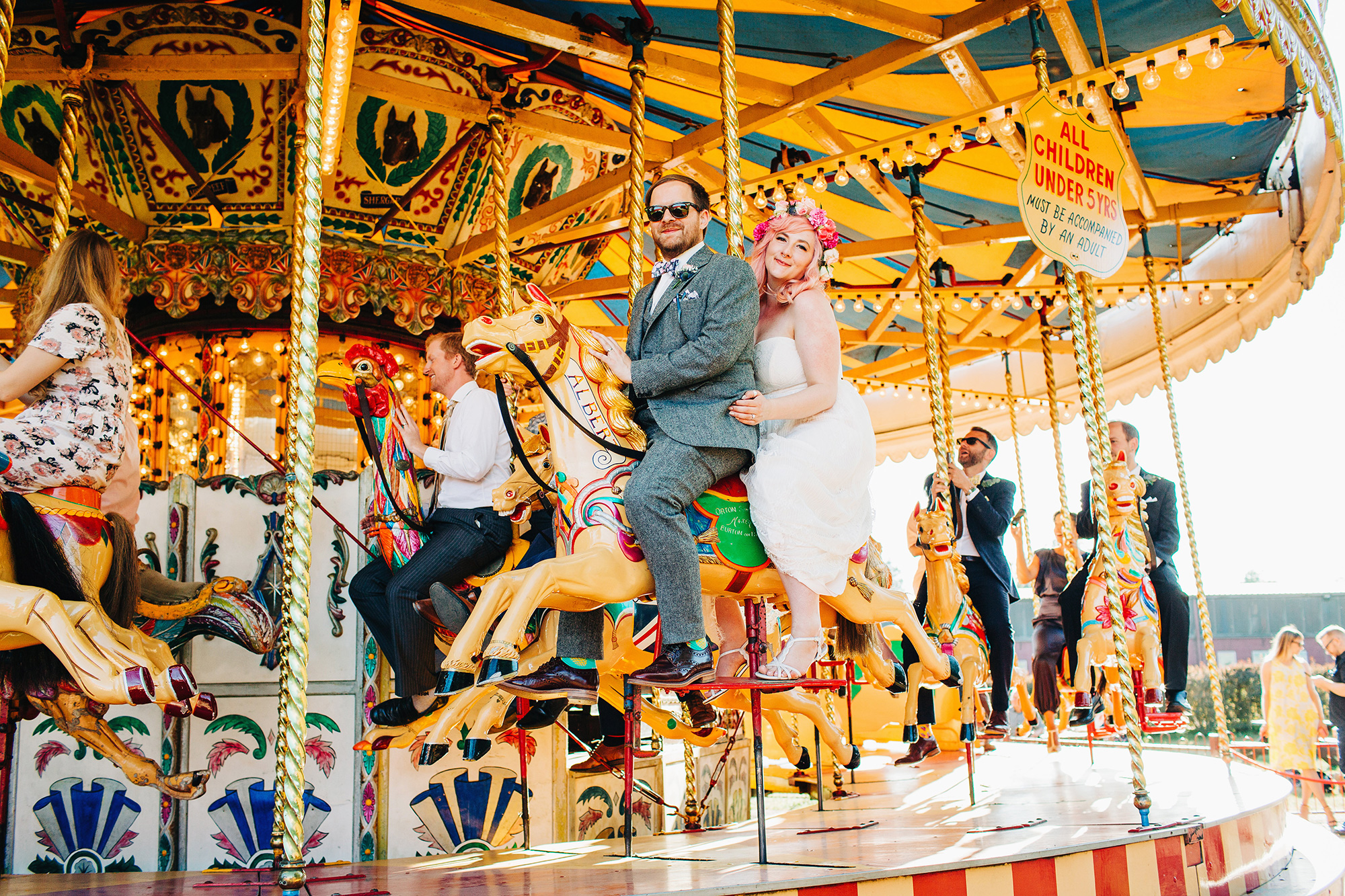 Tabby Carl Barn Rainbow Wedding Kirsten Mavric Photography 042