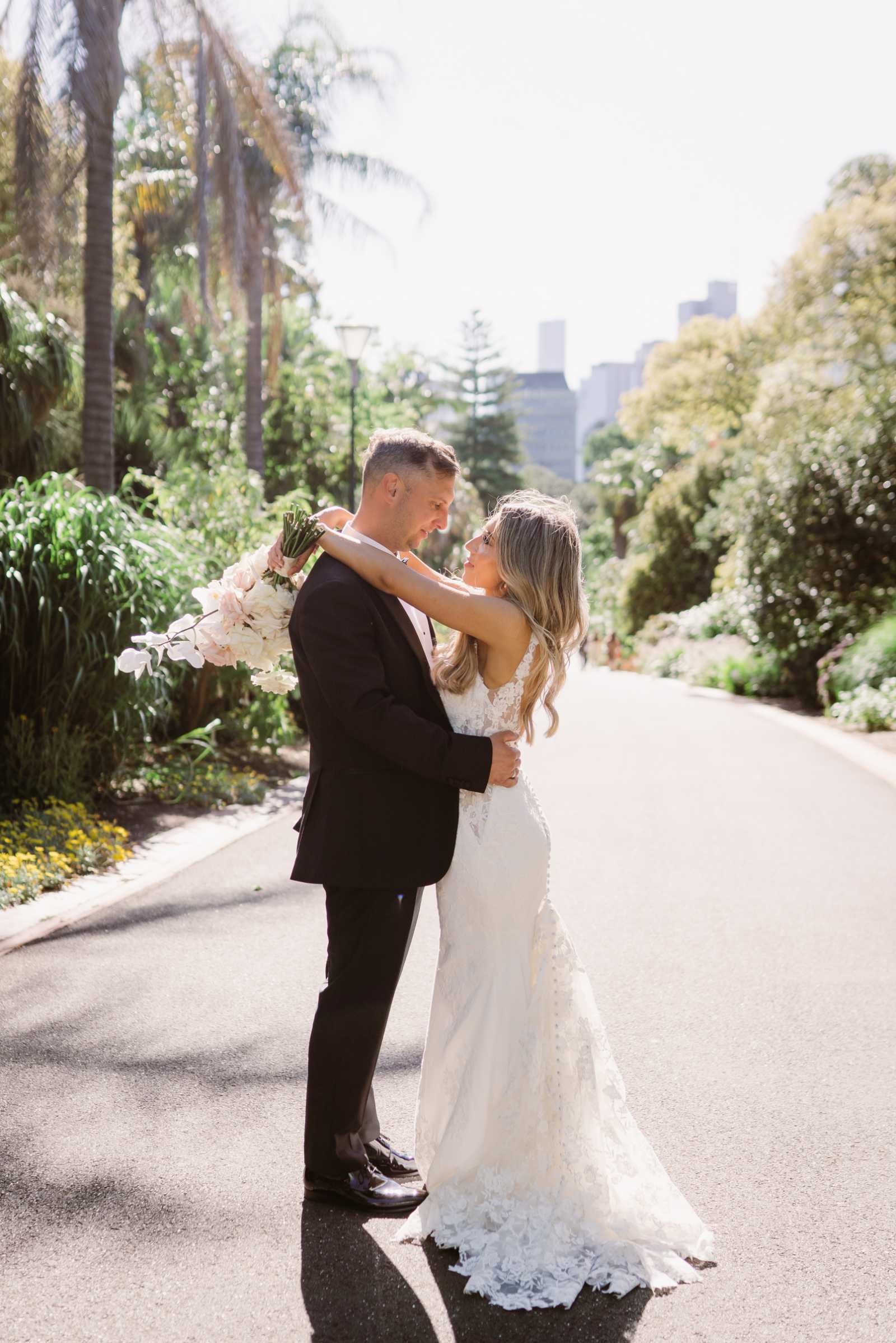 Modern and romantic for Elyse and Drazen's San Remo Ballroom wedding in Melbourne. Photographed by Theodore & Co.