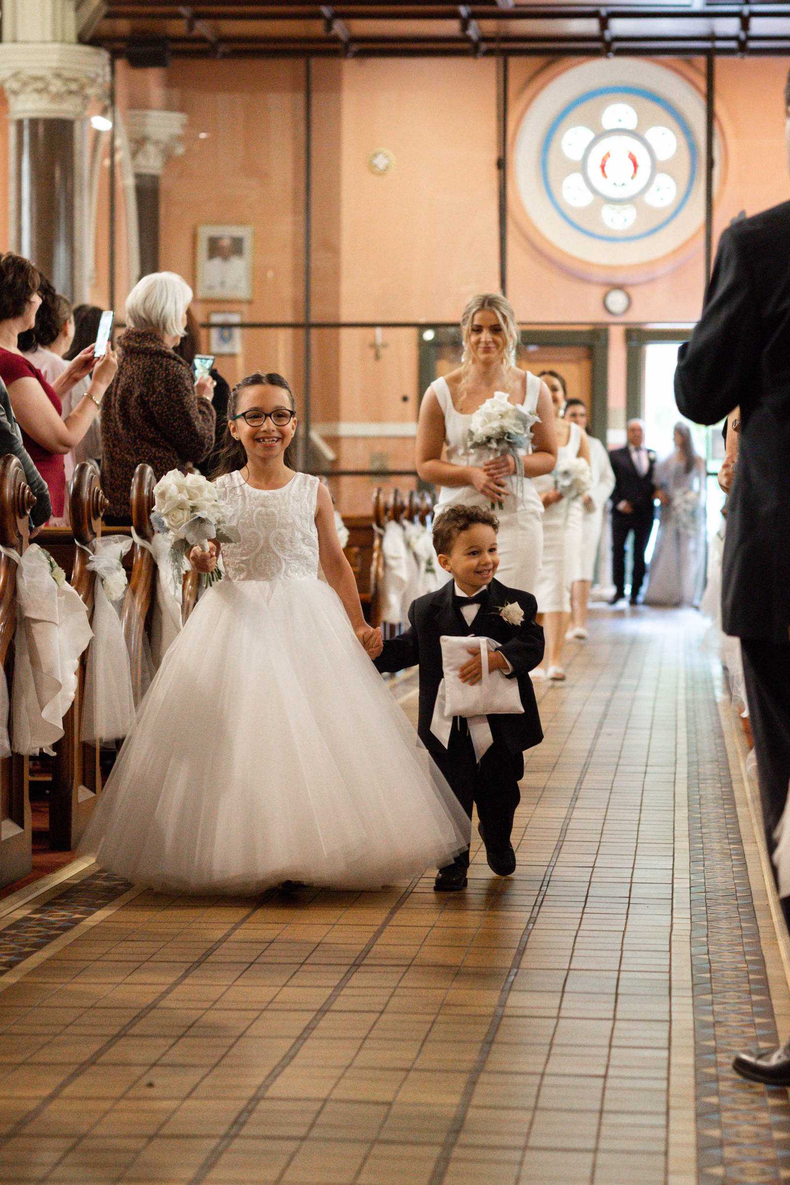 Heritage style at Rebekah and Matthew at their State Library Victoria wedding. Photos by Dan Soderstrom.