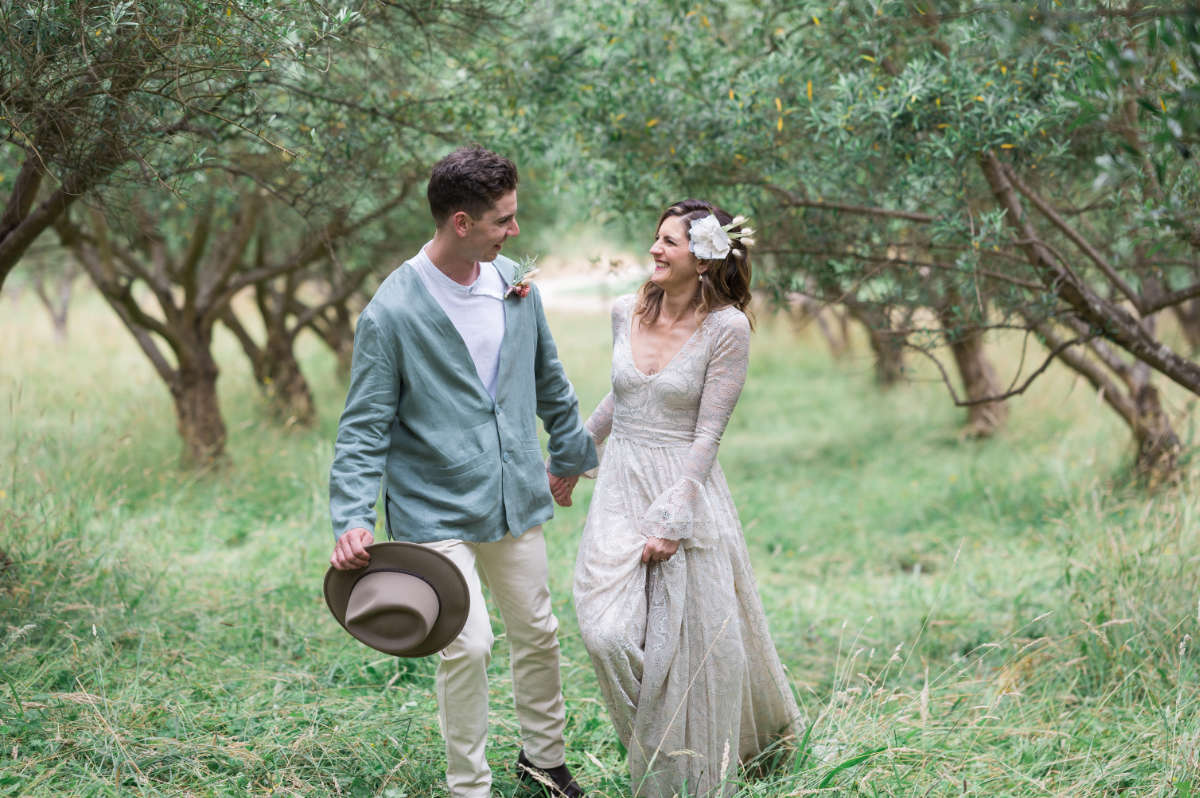 Melbourne couple Marie and Vincent win Easy Weddings competition and $2,500 cash. Their wedding was at The Grove Gippsland, photographed by Passion8 Photography.