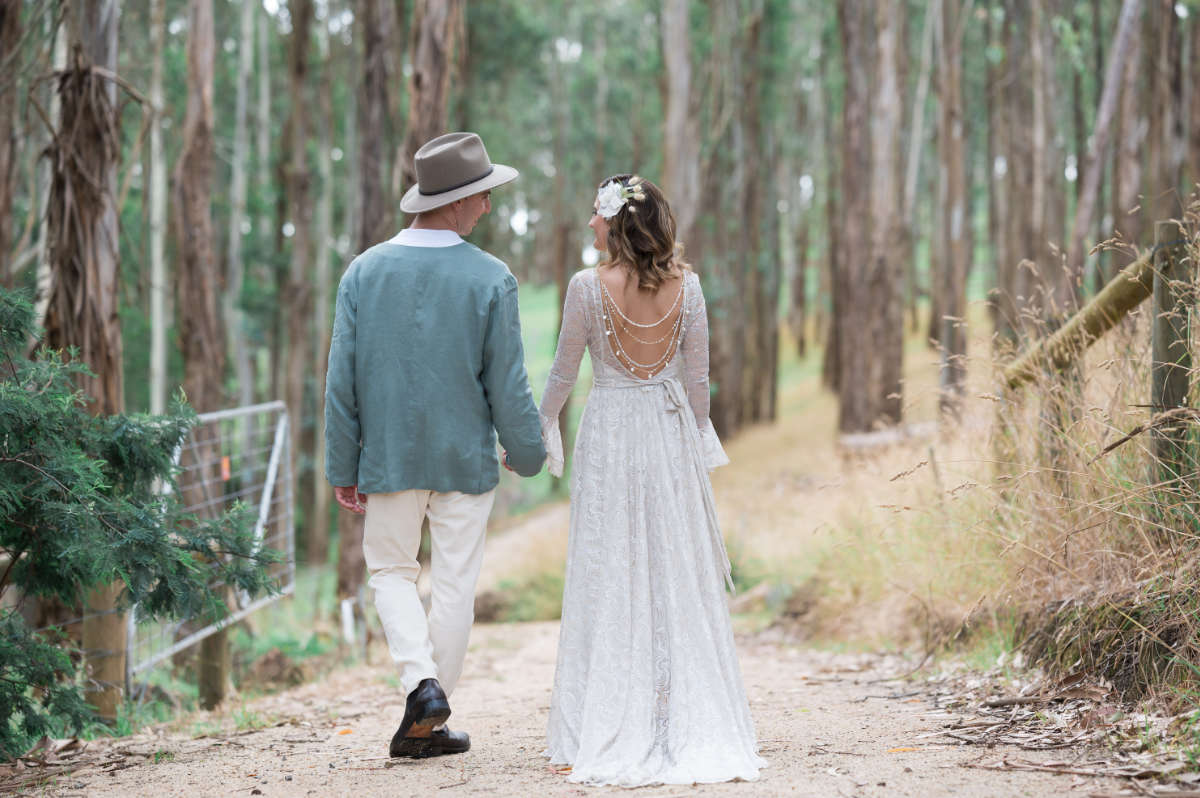 Melbourne couple Marie and Vincent win Easy Weddings competition and $2,500 cash. Their wedding was at The Grove Gippsland, photographed by Passion8 Photography.