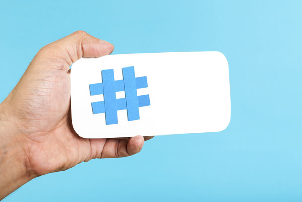 What is a hashtag on social media