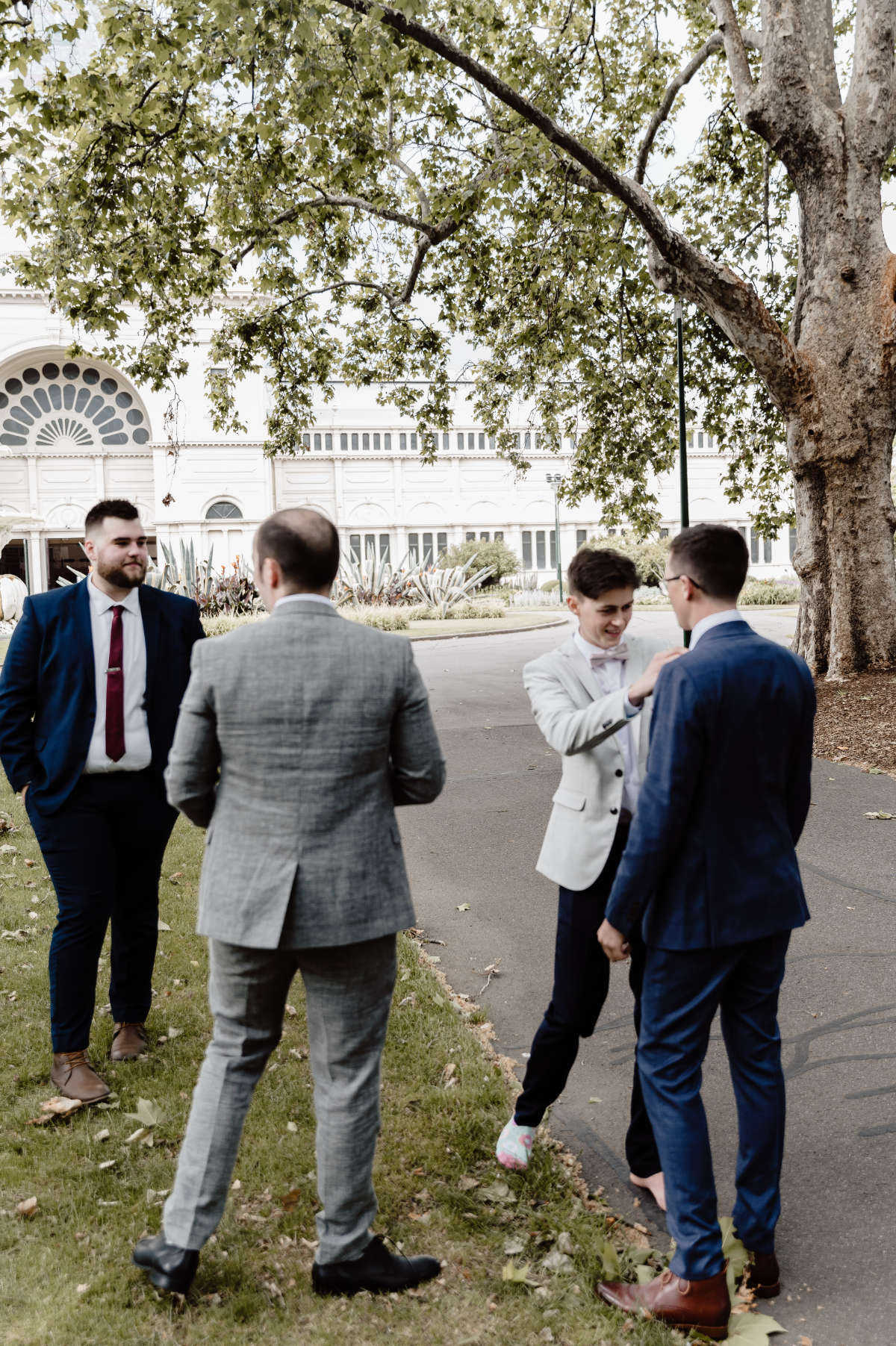 Carlton Gardens wedding ceremony and Harlow Bar reception for Olivia and Parris in Melbourne. Photographed by Bec Conroy Photography.