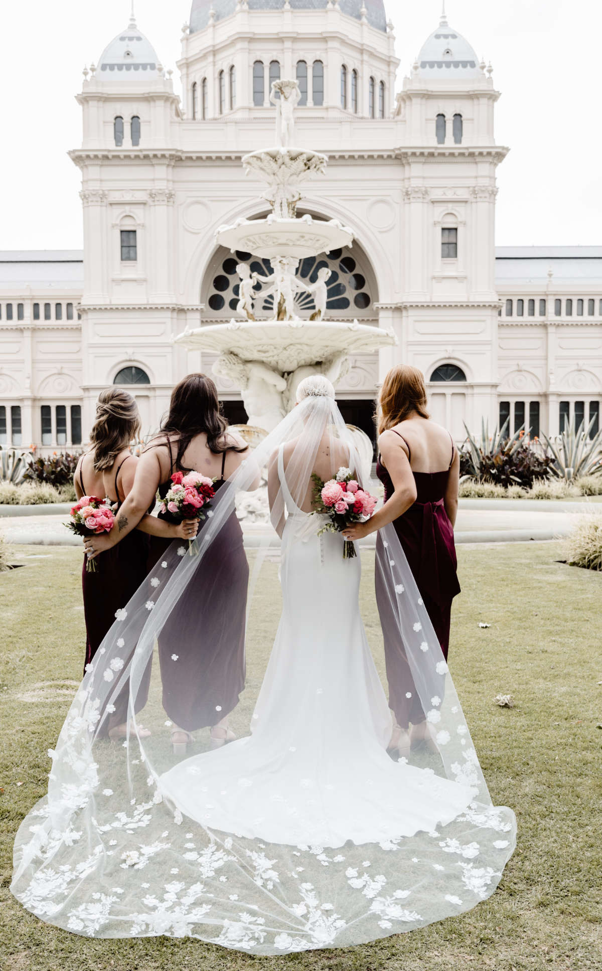 Carlton Gardens wedding ceremony and Harlow Bar reception for Olivia and Parris in Melbourne. Photographed by Bec Conroy Photography.