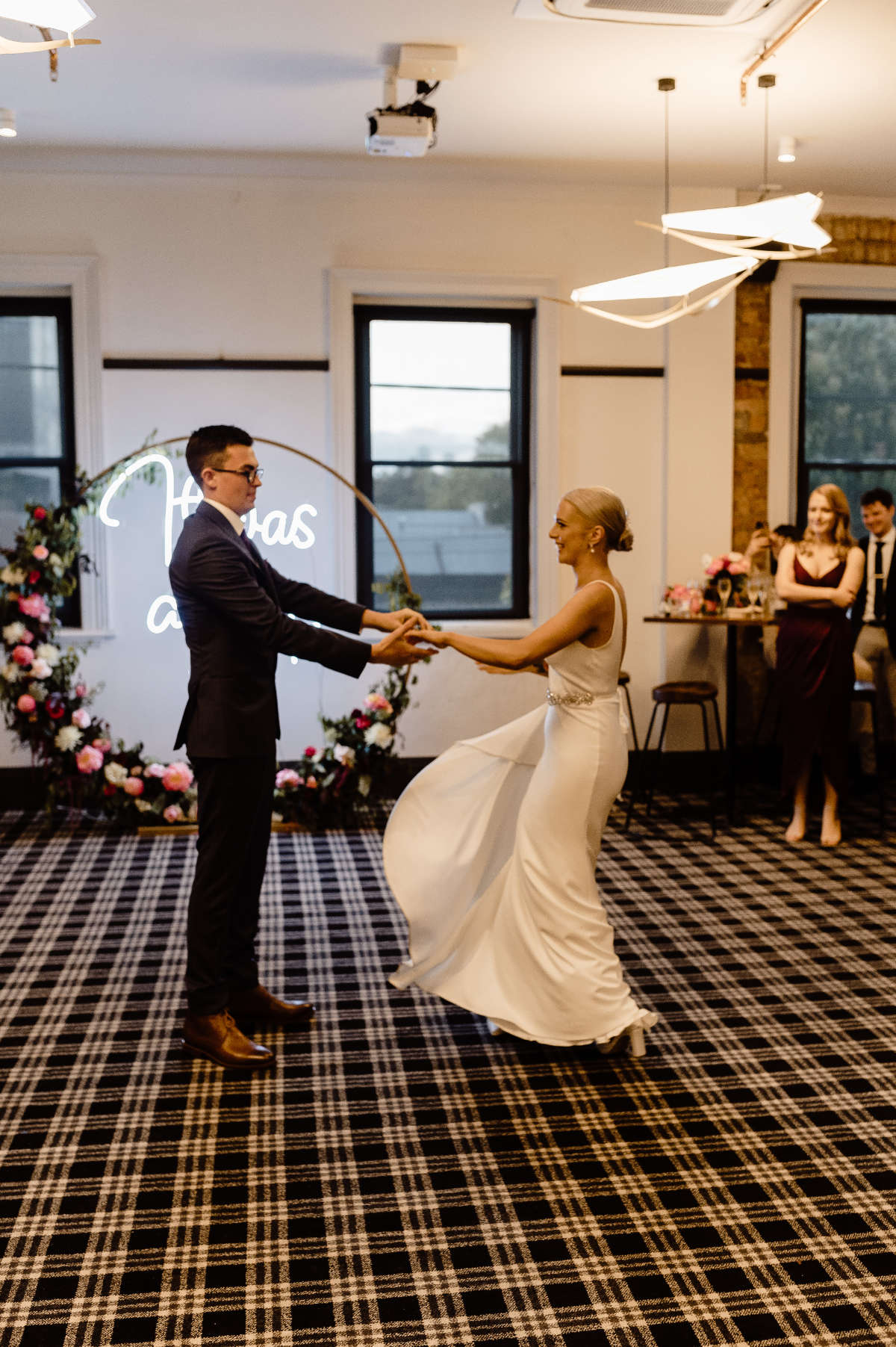 Carlton Gardens wedding ceremony and Harlow Bar reception for Olivia and Parris in Melbourne. Photographed by Bec Conroy Photography.