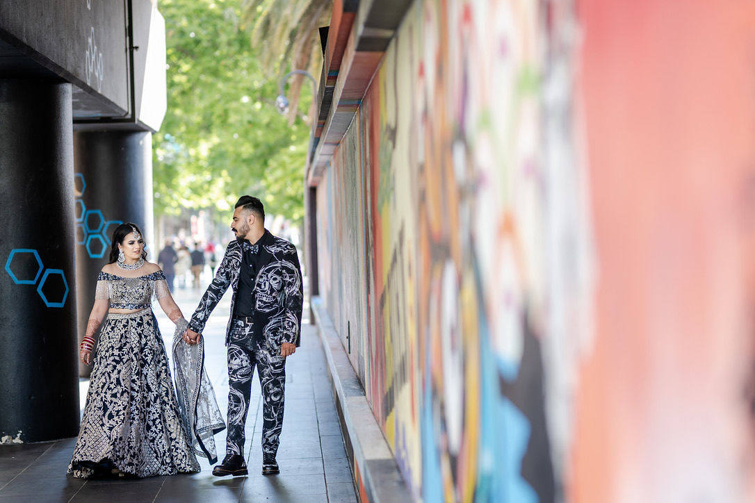 Week-long Sikh wedding for Jasmine and Jagpreet at Craigieburn Sikh Temple and The Timberyard, Port Melbourne. Photographed by Weddings by Grace.