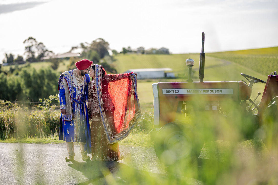 Week-long Sikh wedding for Jasmine and Jagpreet at Craigieburn Sikh Temple and The Timberyard, Port Melbourne. Photographed by Weddings by Grace.