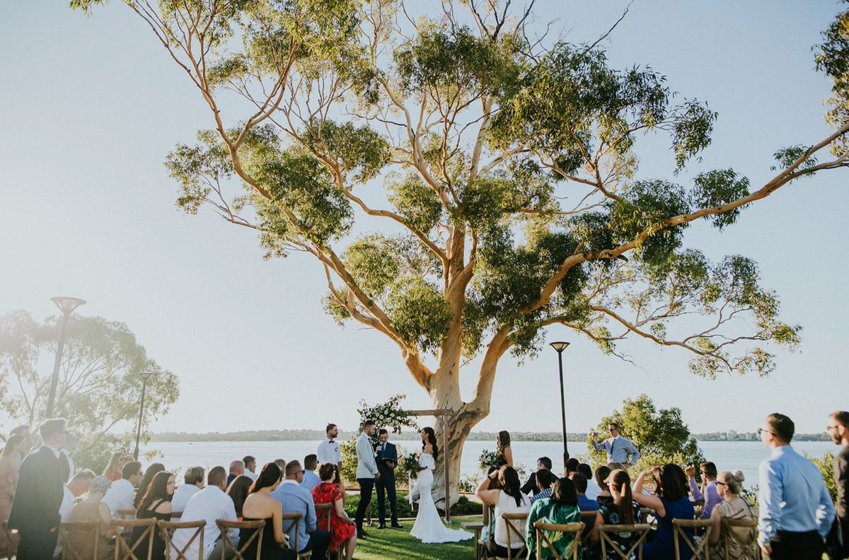 Bluewater Bistro Perth waterfront wedding venue