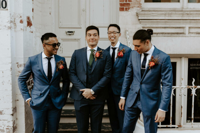 Romantic industrial Guildhall wedding in Fremantle for Cherie and Sharif. Photos by Locksmith Photography.