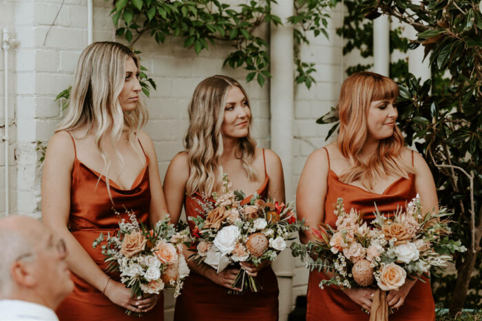 Romantic industrial Guildhall wedding in Fremantle for Cherie and Sharif. Photos by Locksmith Photography.