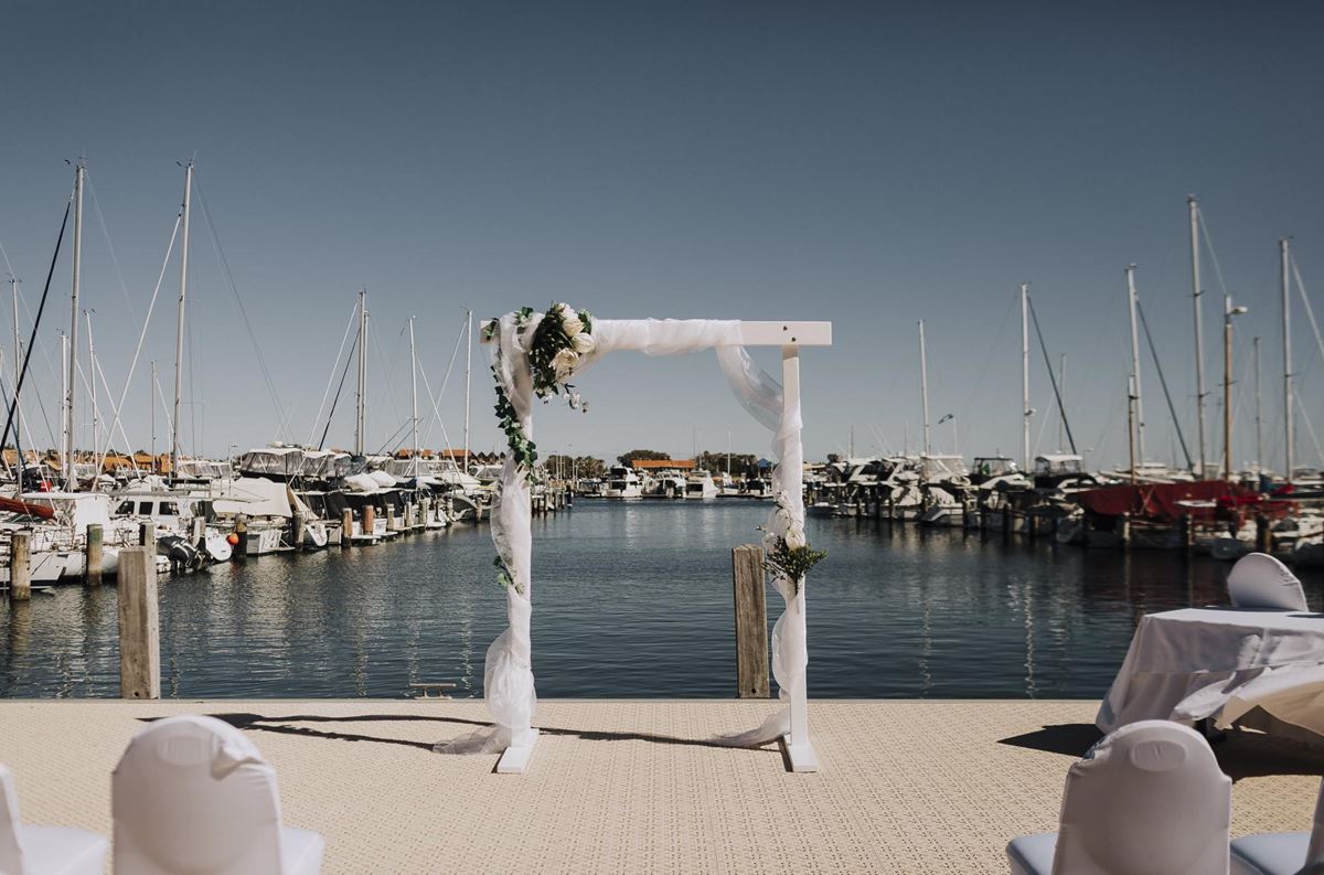 Hillarys Yacht Club Perth waterfront wedding venues