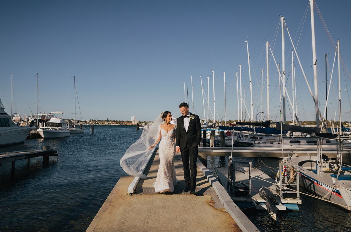 Royal Freshwater Bay Yacht Club Perth waterfront wedding venue