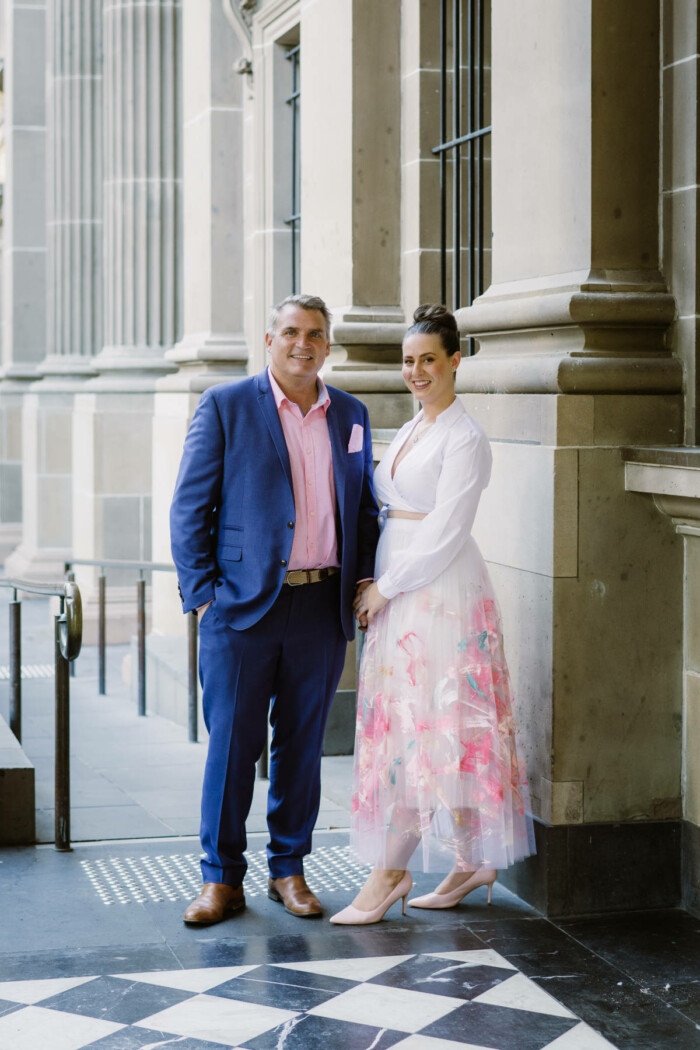 Intimate State Library Victoria wedding for Colleen and Grant by Showtime Events. Photos by Theodore & Co.