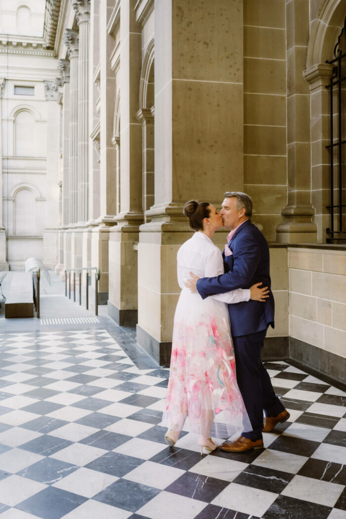 Intimate State Library Victoria wedding for Colleen and Grant by Showtime Events. Photos by Theodore & Co.