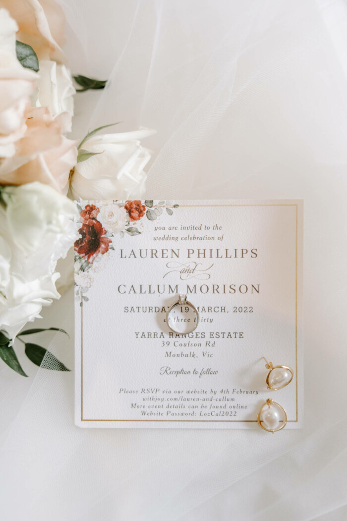 Romantic Yarra Ranges Estate wedding for Lauren and Callum. Photos by Veri Photography.