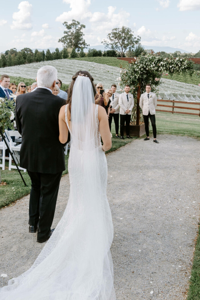 Romantic Yarra Ranges Estate wedding for Lauren and Callum. Photos by Veri Photography.