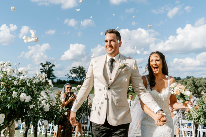 Romantic Yarra Ranges Estate wedding for Lauren and Callum. Photos by Veri Photography.