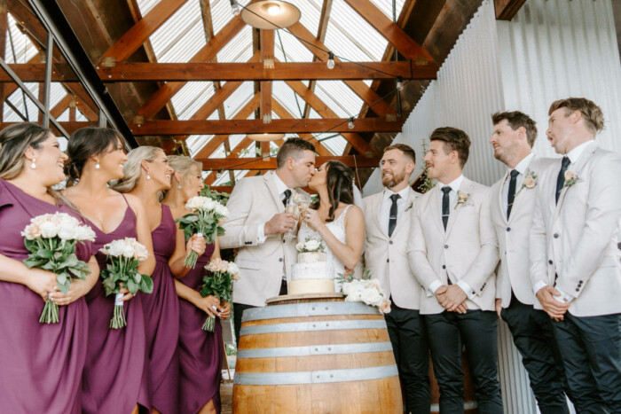 Romantic Yarra Ranges Estate wedding for Lauren and Callum. Photos by Veri Photography.