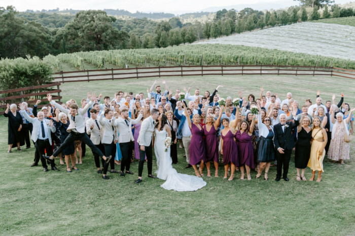 Romantic Yarra Ranges Estate wedding for Lauren and Callum. Photos by Veri Photography.