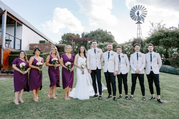 Romantic Yarra Ranges Estate wedding for Lauren and Callum. Photos by Veri Photography.