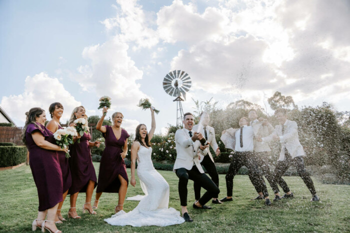 Romantic Yarra Ranges Estate wedding for Lauren and Callum. Photos by Veri Photography.