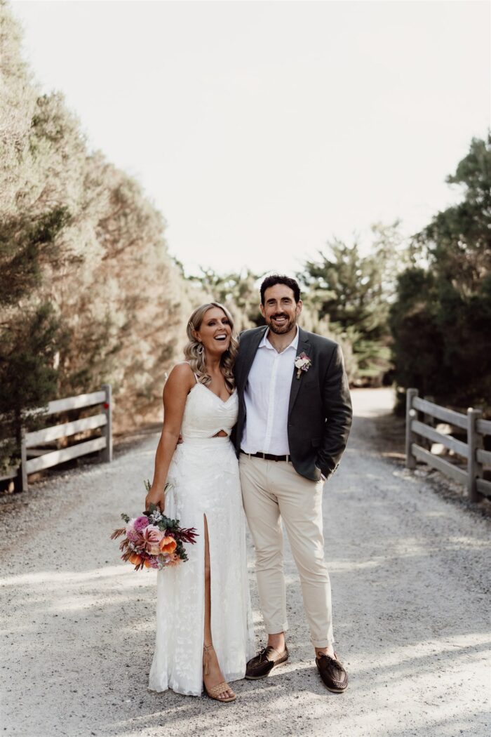 Anna and Kris' Wedding at The Shearing Shed photographed by Claire Davie